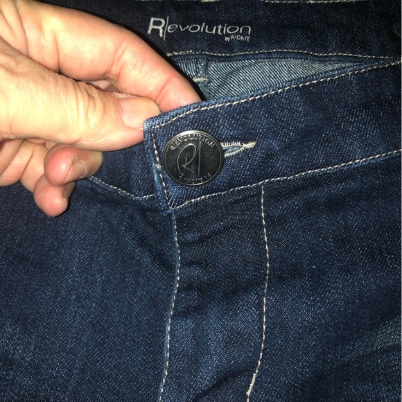 Brooke shortie . Revolution size 32 Denim Shorts- cuffed . Like new - Picture 4 of 10